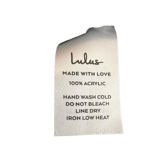 Lulu’s Womens sweater M Medium Black Knit Cold Shoulder Turtleneck Slouchy - Picture 4 of 11